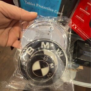 BMW Black and White Emblem Caps